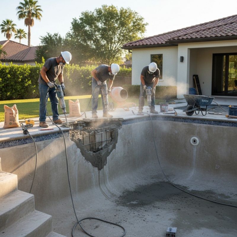 Gunite Pool Repair